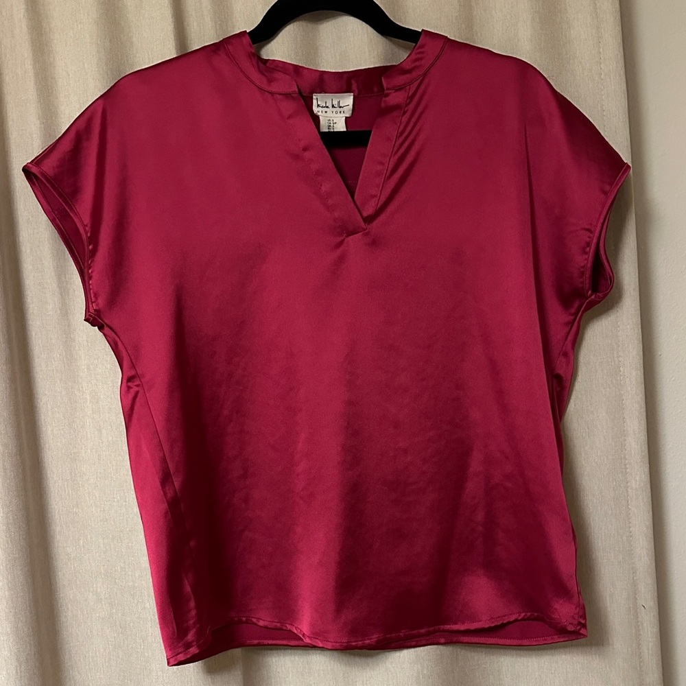 Nicole Miller Fushia Blouse